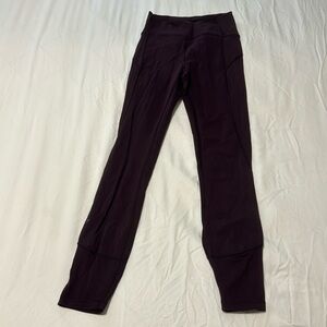 Lululemon leggings - 4, deep berry